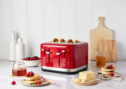 KitchenAid Toaster KMT 4109 4 Slice Empire Red-kitchenaid-What's Cooking Online Store