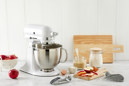 KitchenAid KSM195 Mixer & Accessories White-kitchenaid-What's Cooking Online Store