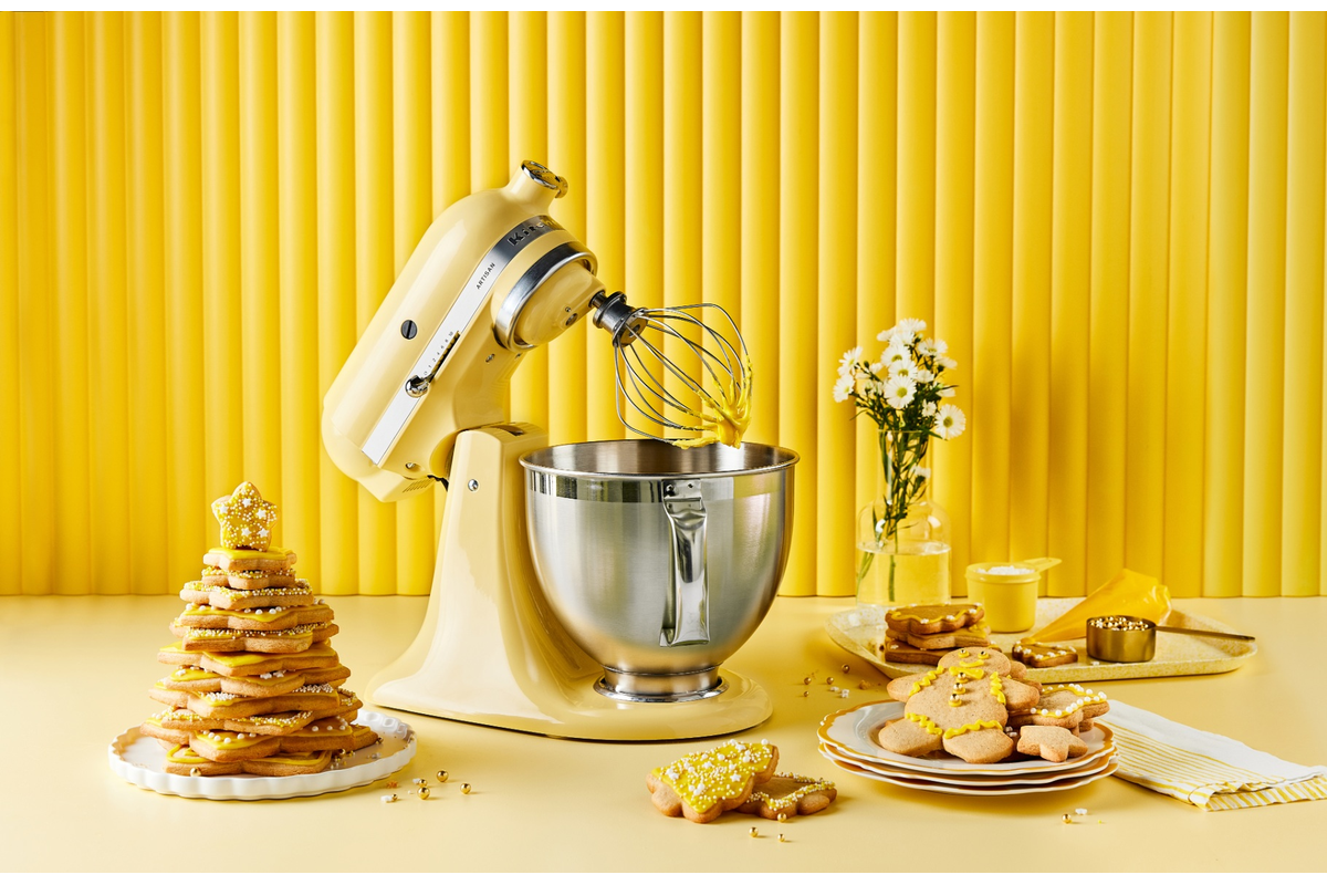 KitchenAid KSM195 Mixer & Accessories Majestic Yellow