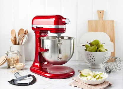 KitchenAid Stand Mixer KSM70 Bowl Lift 6.6 Litre Empire Red-kitchenaid-What's Cooking Online Store