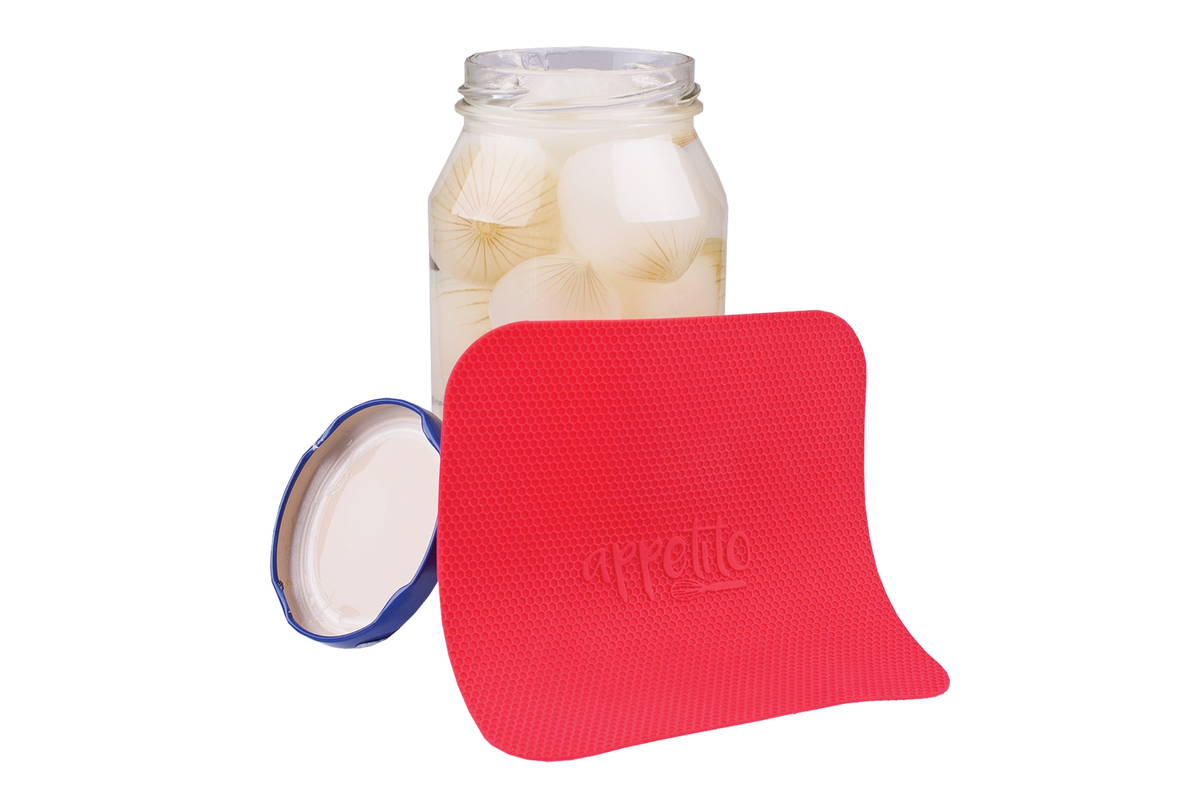 Appetito Jar Opener Silicone Red