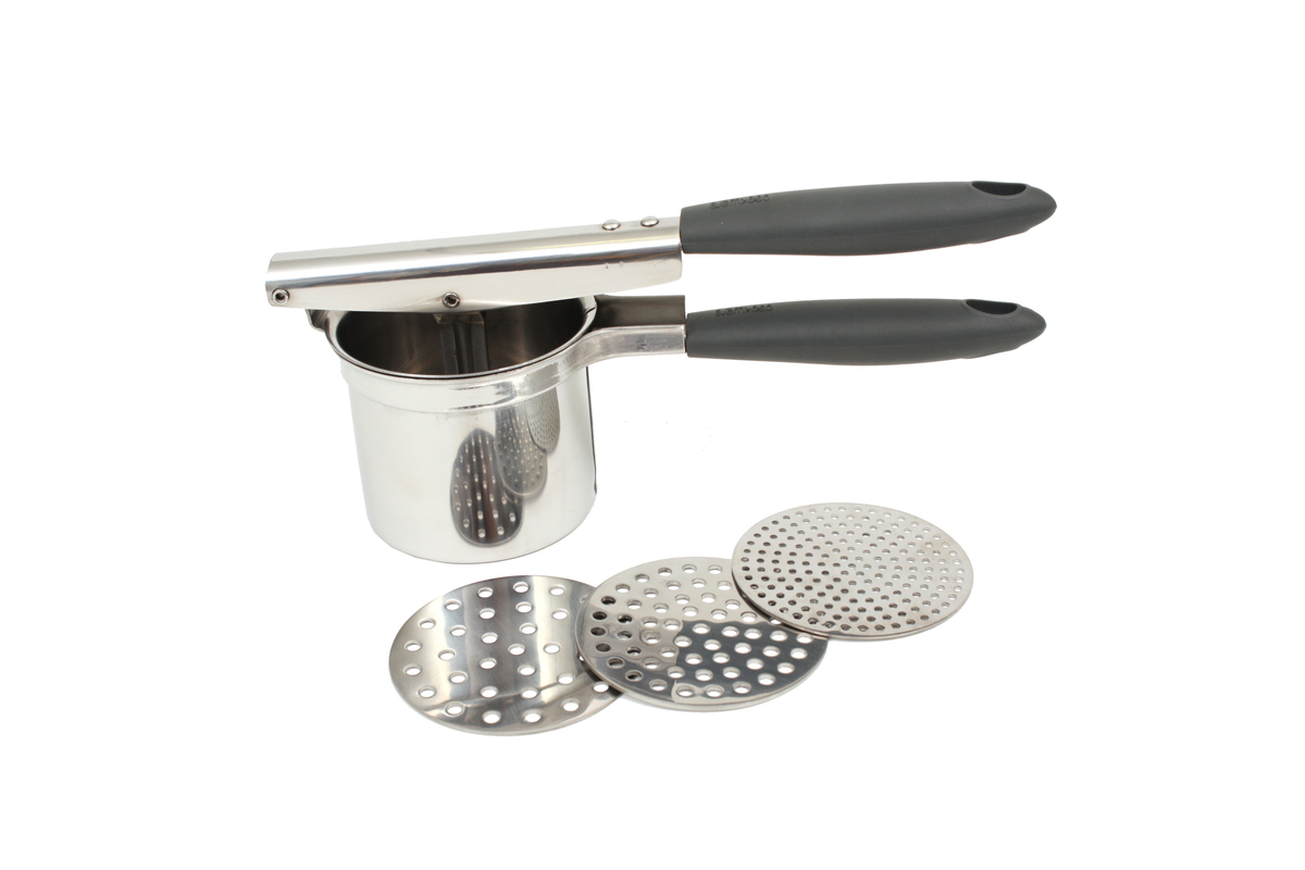 Appetito Potato Ricer Stainless Steel with 3 Discs