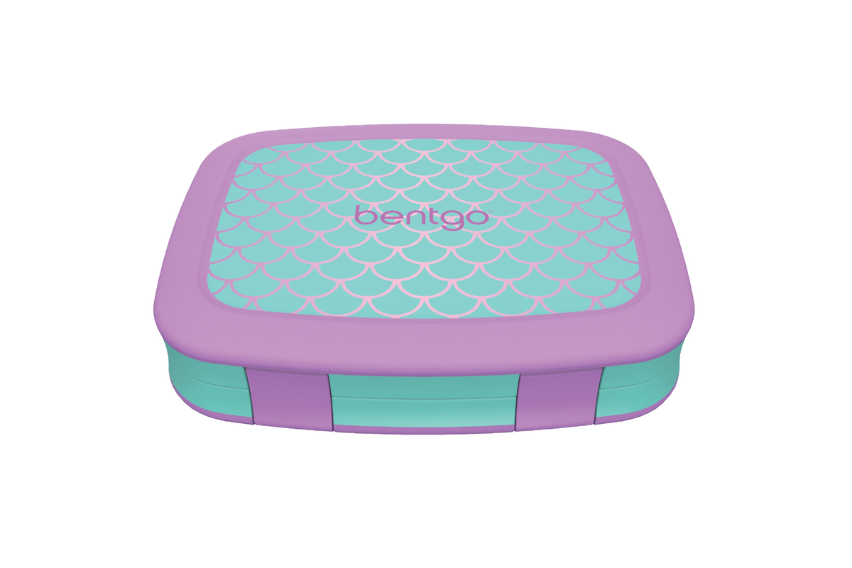 Bentgo Kid's Print Leak Proof Bento Lunch Box Mermaid Scales