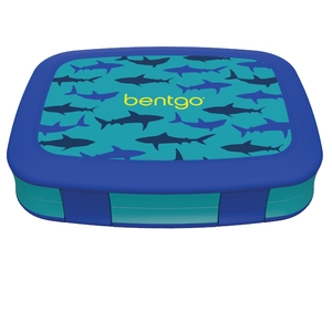 Bentgo Kid's Print Leak Proof Bento Lunch Box Sharks-bentgo-What's Cooking Online Store