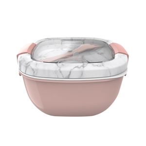 Bentgo Salad All-In-One Salad Container Blush Marble-bentgo-What's Cooking Online Store