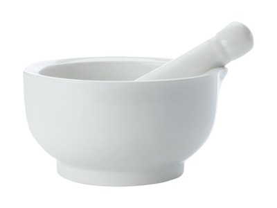 Maxwell & Williams White Basics Mortar & Pestle 7cm-maxwell-and-williams-What's Cooking Online Store