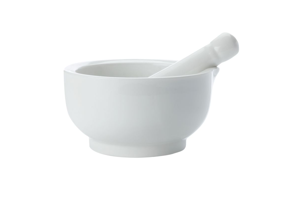 Maxwell & Williams White Basics Mortar & Pestle 9cm