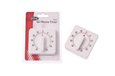 Appetito Timer Square 60 Minutes White-appetito-What's Cooking Online Store