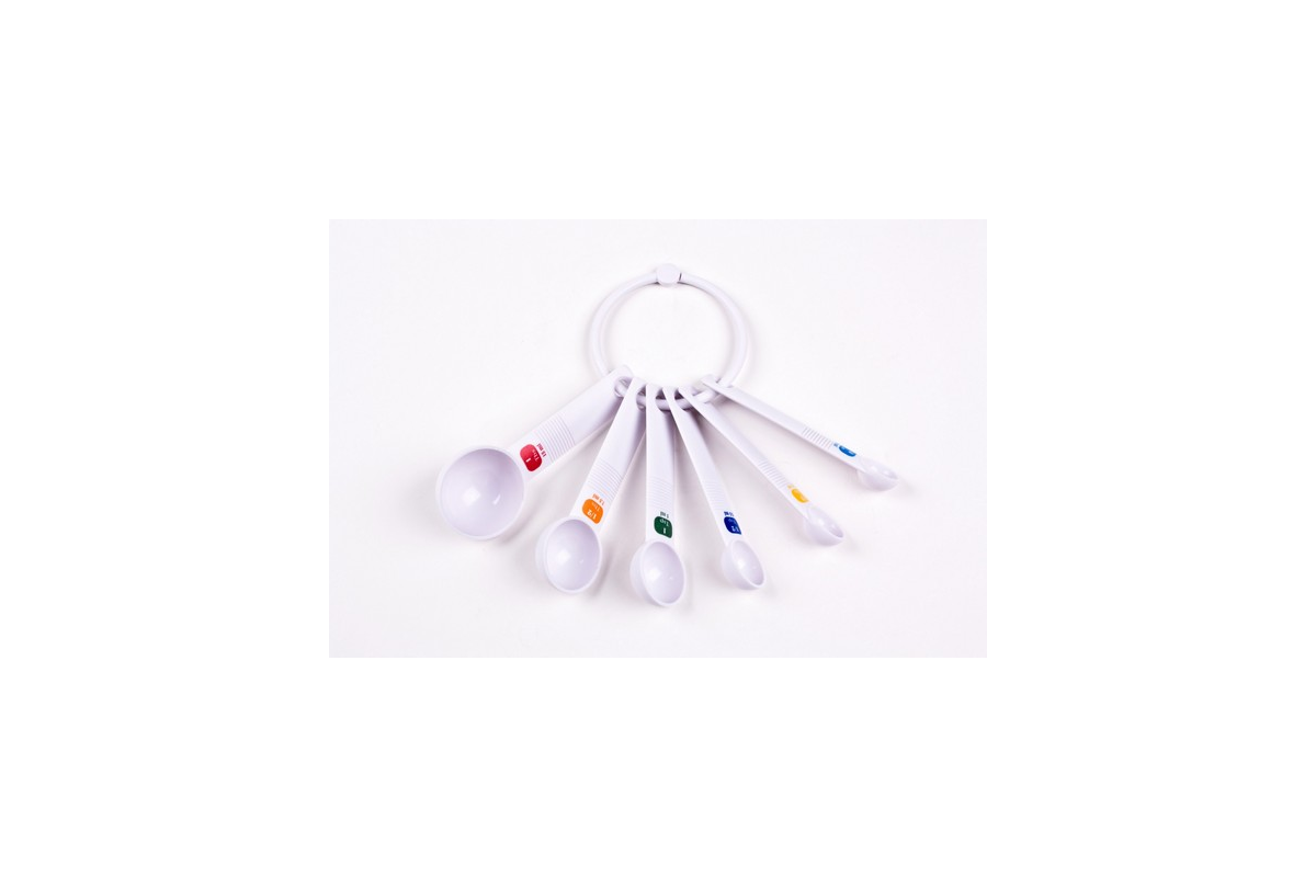 Appetito Plastic Measuring Spoon Set of 6