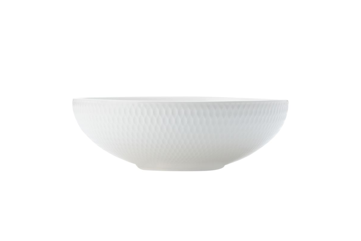 Maxwell & Williams White Basics Diamonds Coupe Bowl 18cm