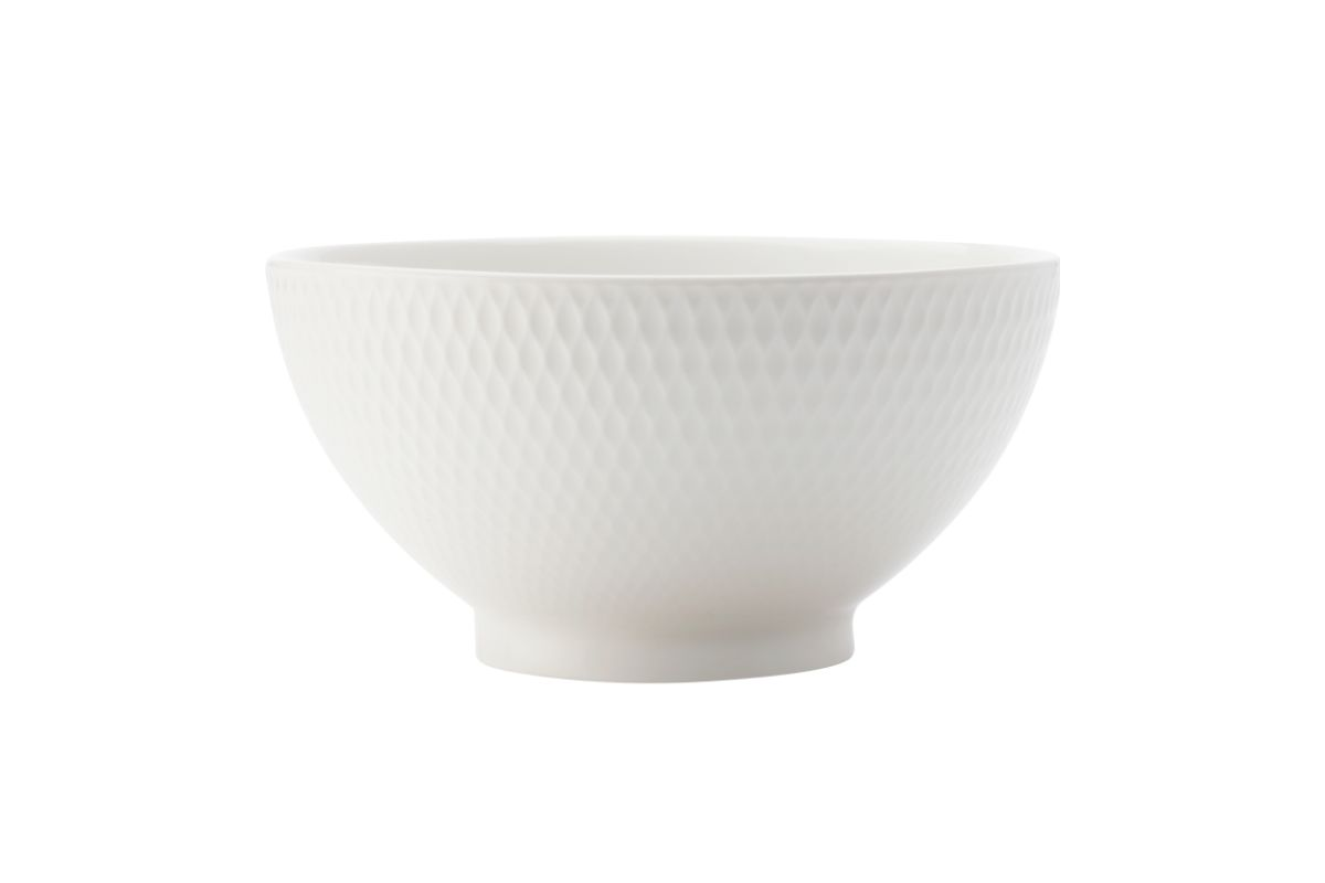 Maxwell & Williams White Basics Diamonds Rice Bowl 10cm