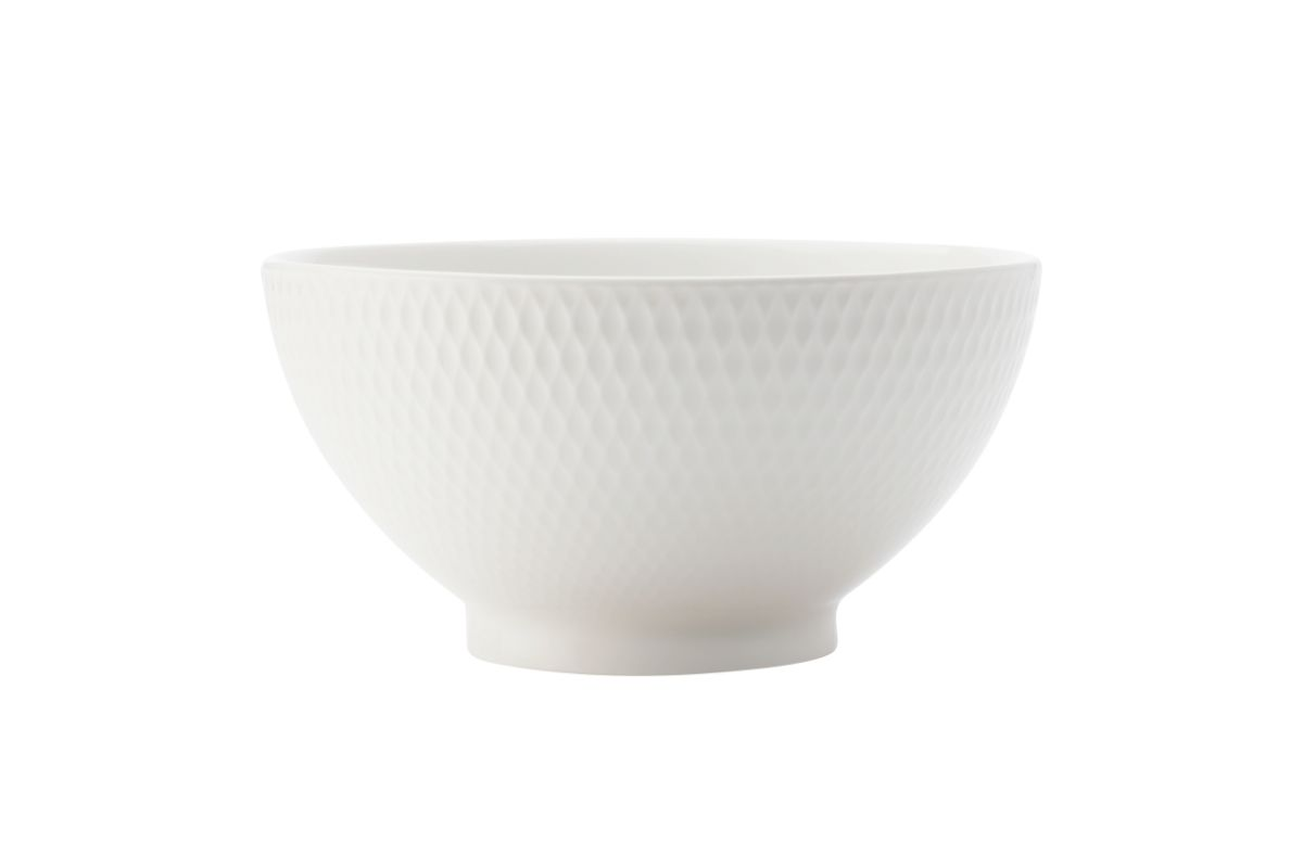 Maxwell & Williams White Basics Diamonds Rice Bowl 12cm