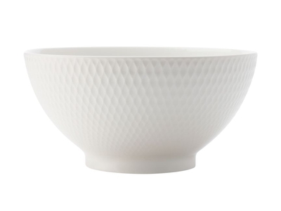 Maxwell & Williams White Basics Diamonds Noodle Bowl 20cm-maxwell-and-williams-What's Cooking Online Store