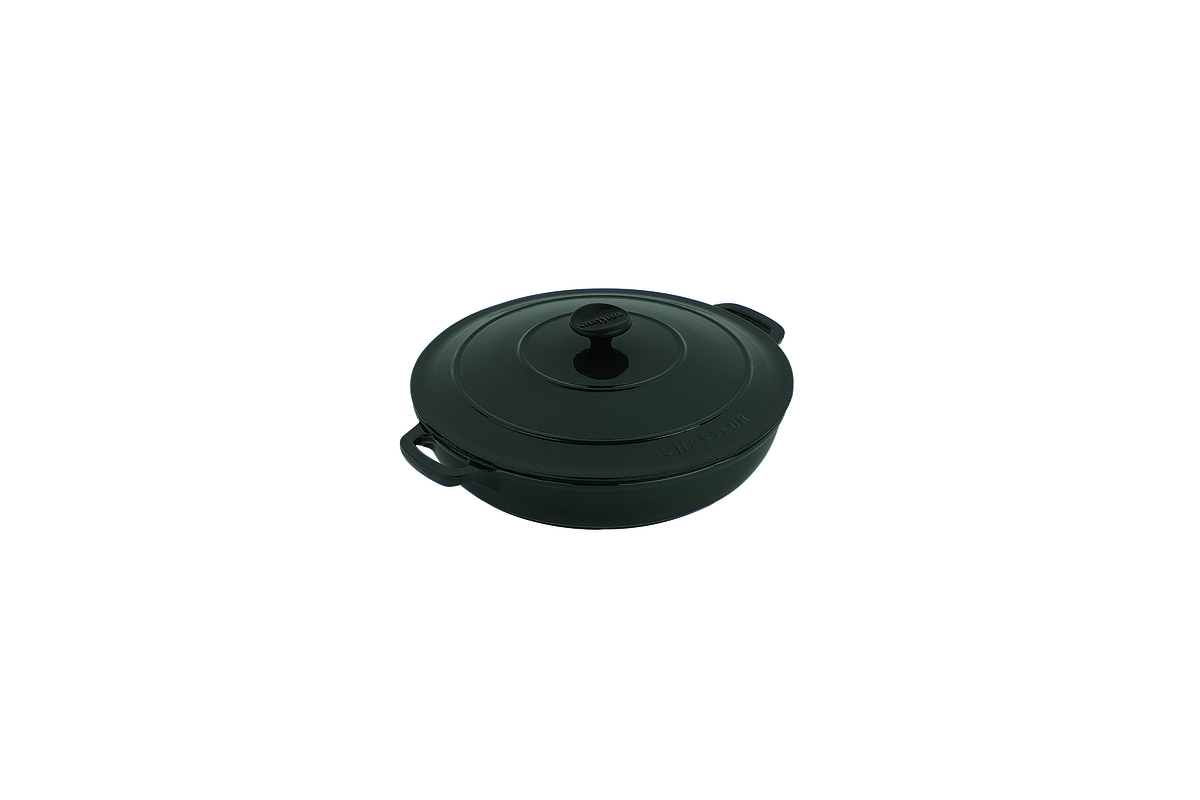 Chasseur Chef Pan 30cm 2.5 Litres Matt Black