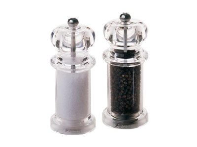 Maxwell & Williams Classic Salt and Pepper Mills 14cm Acrylic-maxwell-and-williams-What's Cooking Online Store