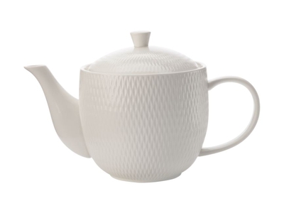 Maxwell & Williams White Basics Diamonds Teapot 800ml Gift Boxed-maxwell-and-williams-What's Cooking Online Store