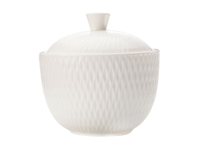 Maxwell & Williams White Basics Diamonds Sugar Bowl Gift Boxed-maxwell-and-williams-What's Cooking Online Store