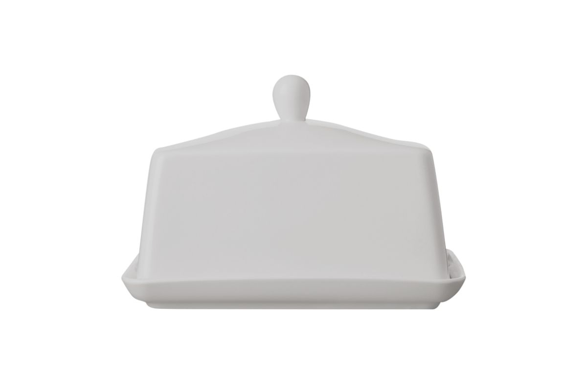 Maxwell & Williams White Basics Butter Dish Gift Boxed