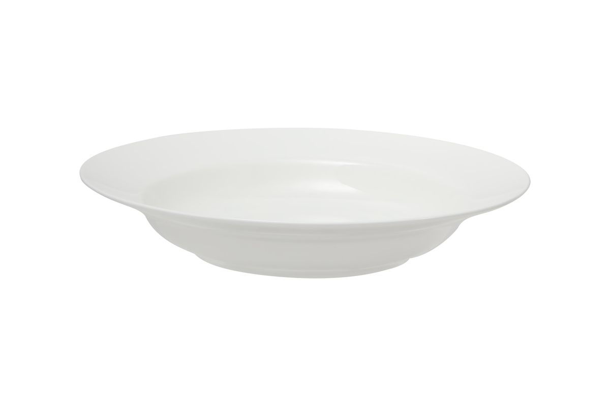 Maxwell & Williams White Basics Rim Soup Bowl 23cm