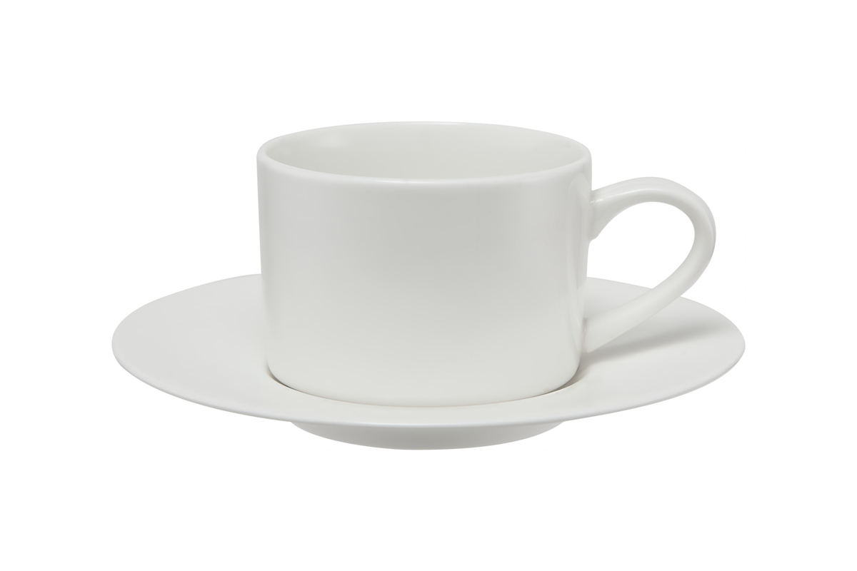 Maxwell & Williams White Basics Straight Cup & Saucer 230ML