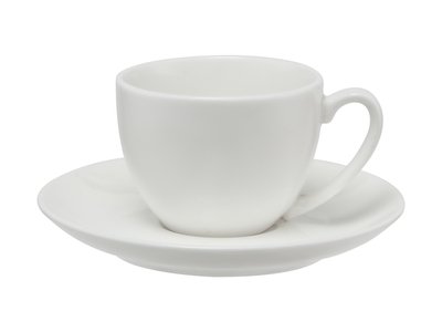 Maxwell & Williams White Basics Coupe Demi Cup & Saucer 90ml-maxwell-and-williams-What's Cooking Online Store