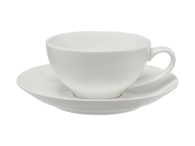 Maxwell & Williams White Basics Coupe Cup & Saucer 200ML-maxwell-and-williams-What's Cooking Online Store