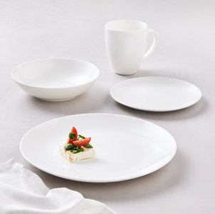 Maxwell & Williams White Basics Fitzrovia Coupe Dinner Set 16 Piece Gift Boxed-maxwell-and-williams-What's Cooking Online Store