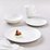 Maxwell & Williams White Basics Fitzrovia Coupe Dinner Set 16 Piece Gift Boxed