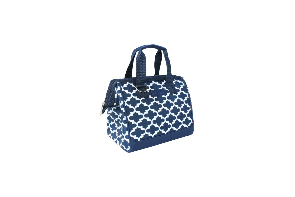 Sachi Style 34 Insulated Lunch Tote Morocco Navy