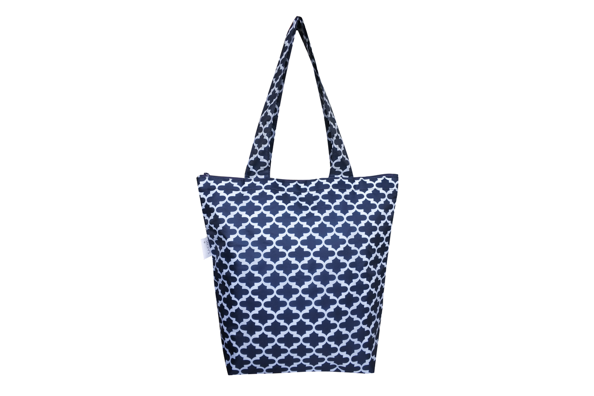 Sachi Insulated Market Tote Morocco Navy