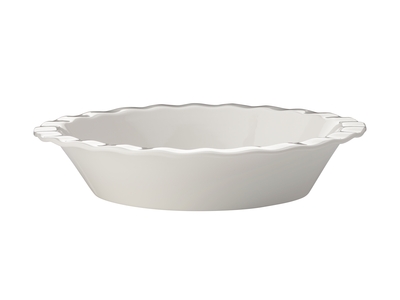 Maxwell & Williams Epicurious Fluted Pie Dish 25 x 5cm White Gift Boxed-maxwell-and-williams-What's Cooking Online Store