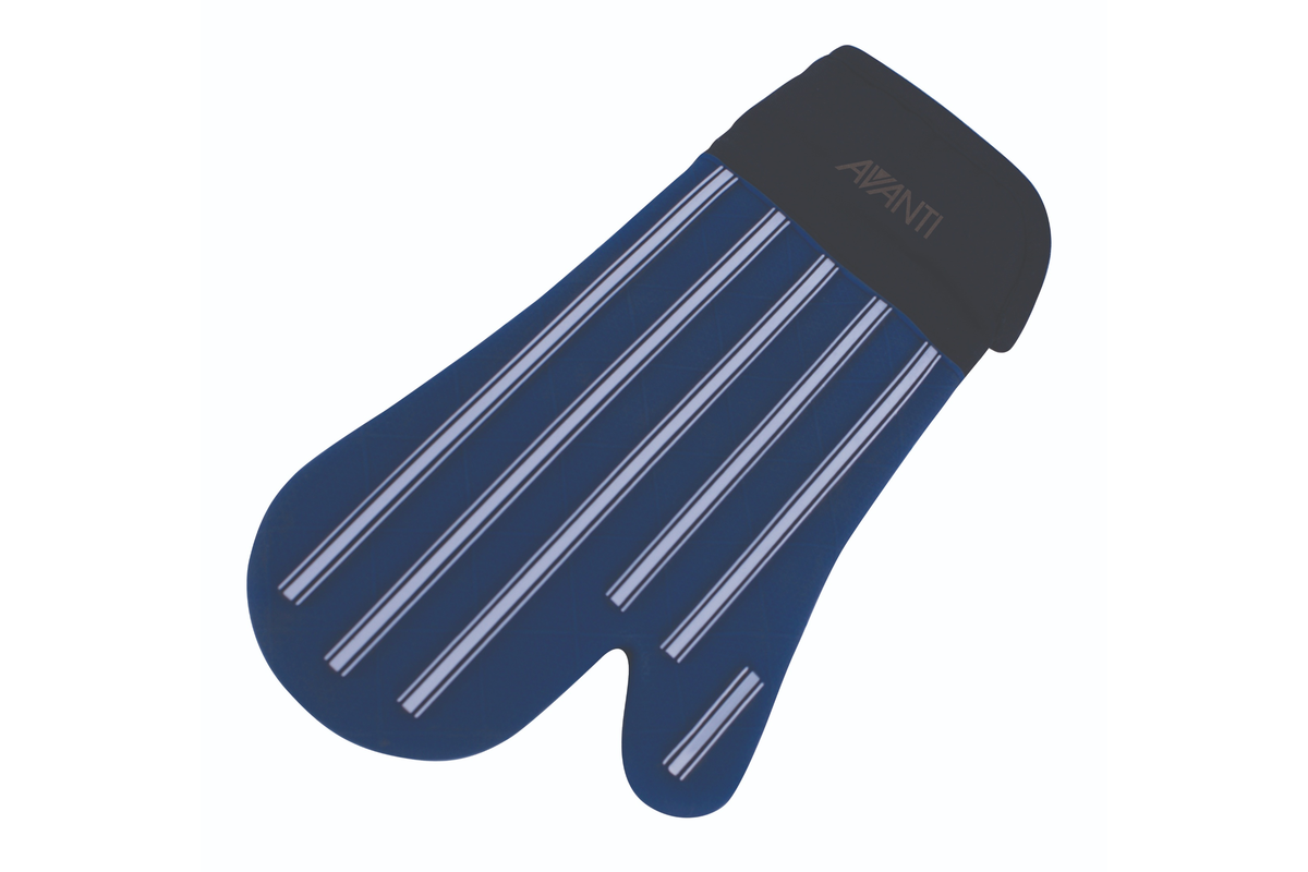 Avanti Silicone Oven Glove Silicon and Cotton Butcher Stripe