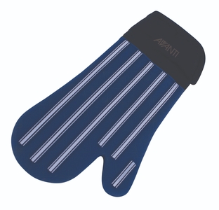 Avanti Silicone Oven Glove Silicon and Cotton Butcher Stripe-avanti-What's Cooking Online Store