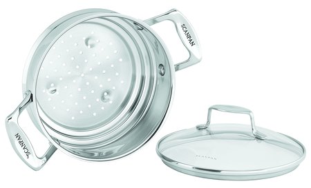 Scanpan Impact Multi Steamer Insert With Lid  16cm, 18cm, 20cm-scanpan-What's Cooking Online Store