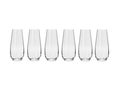 Krosno Harmony Stemless Flute 6 230 To 250ml Gift Boxed-krosno-What's Cooking Online Store