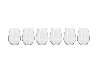 Krosno Harmony Stemless Wine Glass 6pc 540 To 600ml Gift Boxed-krosno-What's Cooking Online Store