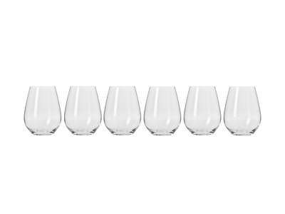 Krosno Harmony Stemless Wine Glass 400ml 6pc Gift Boxed-krosno-What's Cooking Online Store