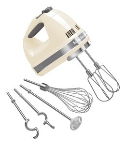 KitchenAid Hand Mixer 9 Speed Almond Cream-kitchenaid-What's Cooking Online Store