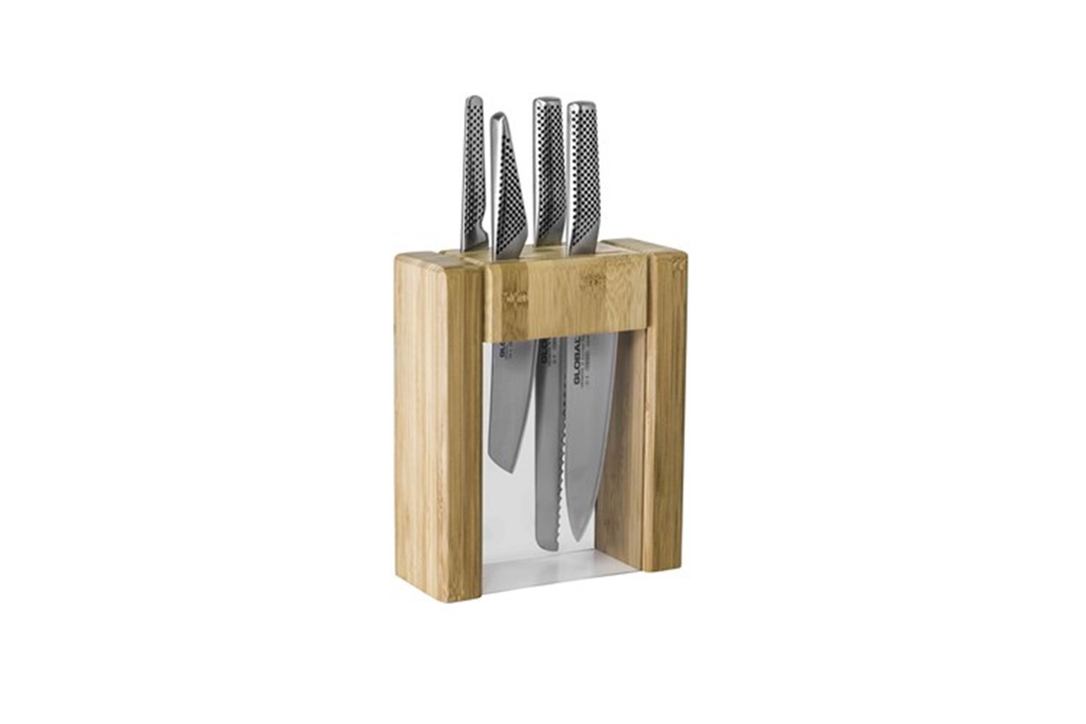 Global Ikasu V Knife Block 5 Piece