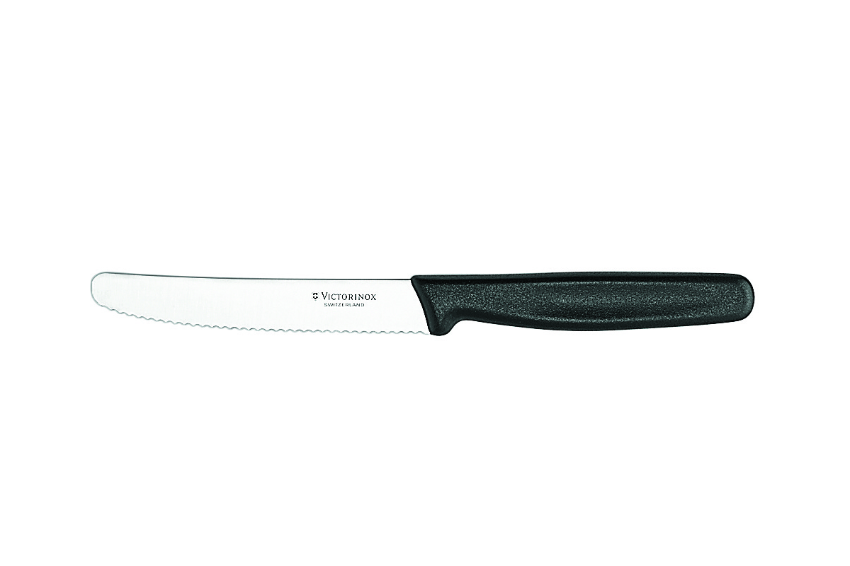 Victorinox Tomato or Steak Knife Black 11cm