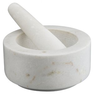 Avanti Mortar Pestle 13cm Footed White-avanti-What's Cooking Online Store