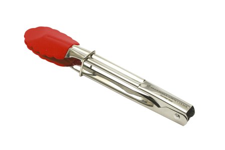 Maxwell & Williams Grabbers Mini Tongs 18cm Silicone Red-maxwell-and-williams-What's Cooking Online Store