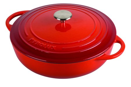 Pyrolux Pyrochef Chef Pan 28cm 4 Litre Red-pyrolux-What's Cooking Online Store