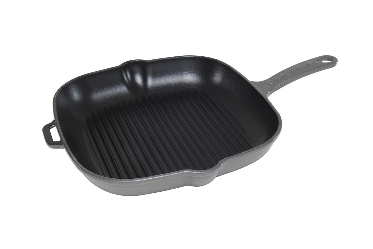 Chasseur Square Grill Pan 25cm Caviar