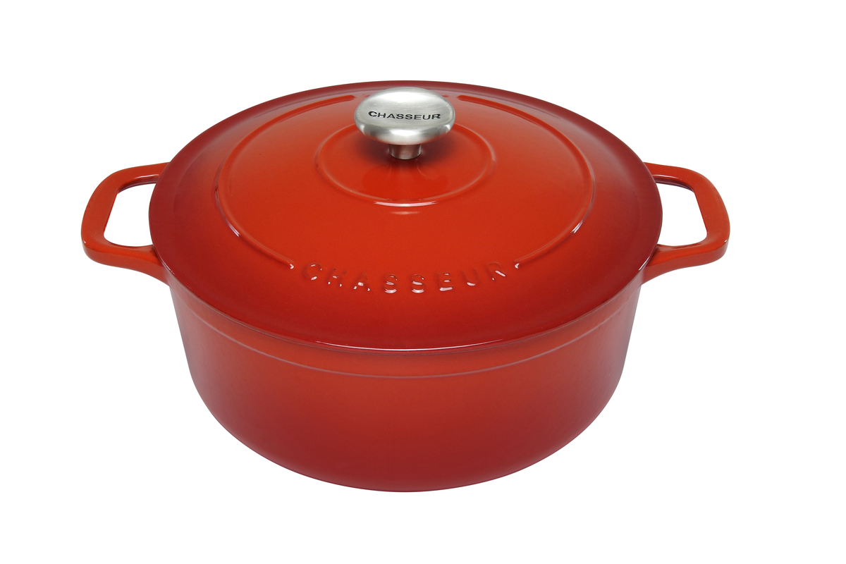 Chasseur Round French Oven 22cm 3 Litre Inferno Red