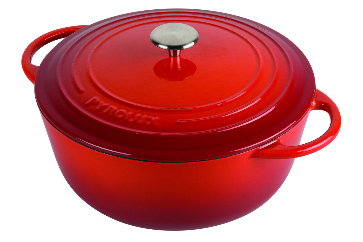 Pyrolux Pyrochef Casserole 24cm - 4 Litre Red