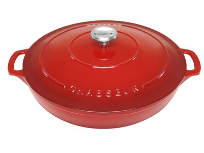 Chasseur Chef Pan 30cm 2.5 Litres Inferno Red-chasseur-What's Cooking Online Store