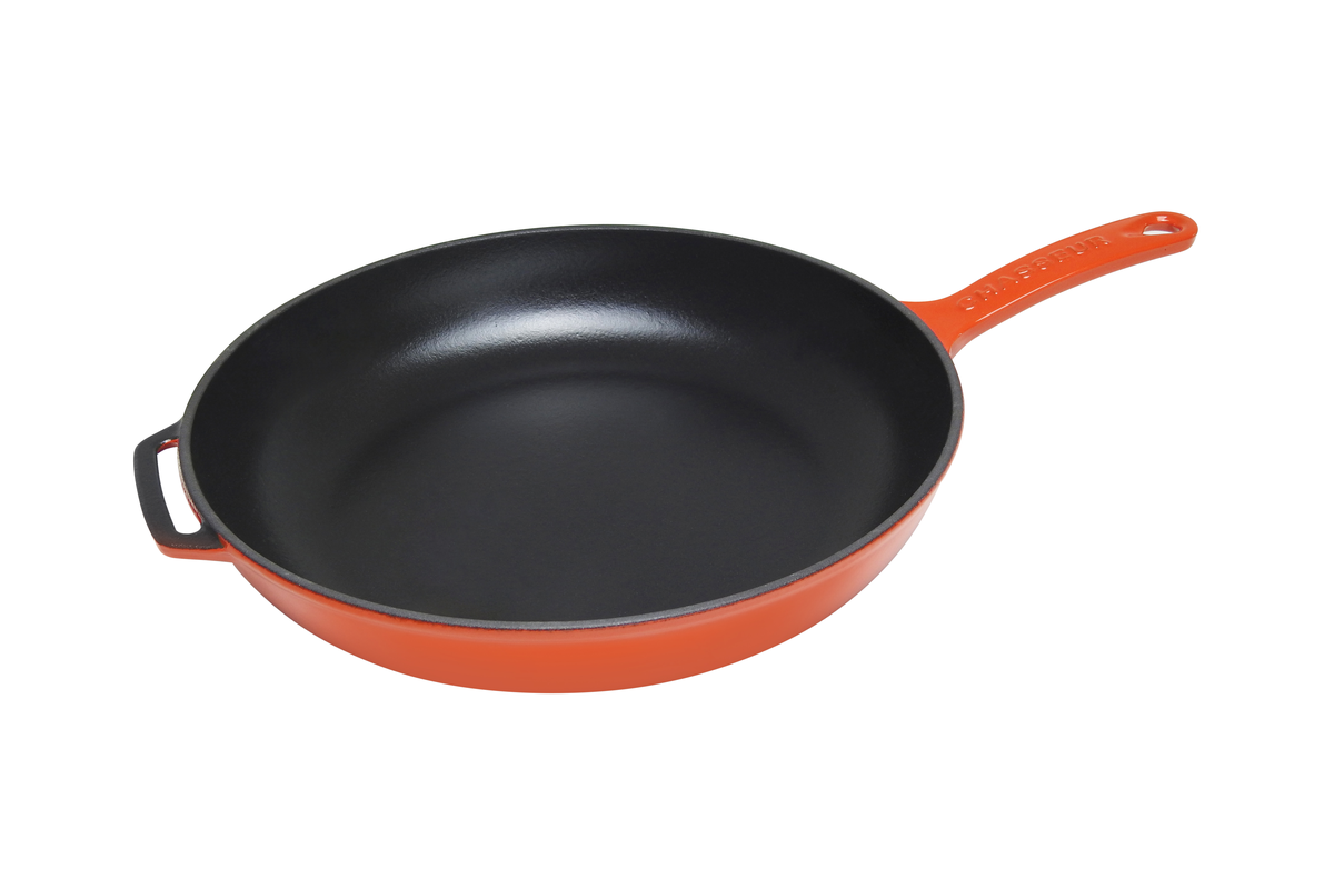 Chasseur Frypan Cast Iron 28cm Inferno Red