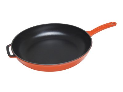 Chasseur Frypan Cast Iron 28cm Inferno Red-chasseur-What's Cooking Online Store