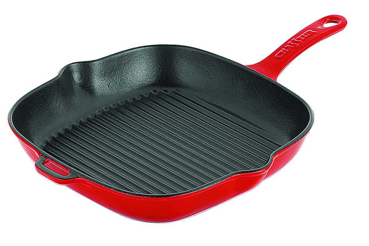 Chasseur Square Grill Pan 25cm Inferno Red